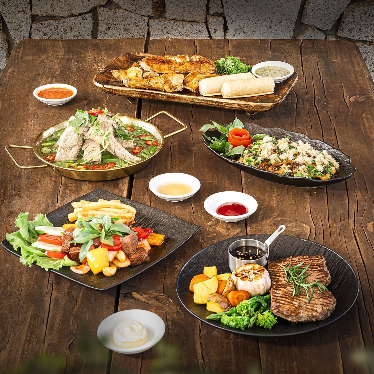 Khám phá menu nướng BBQ - Đồ nướng ngoài trời tại Hami Garden