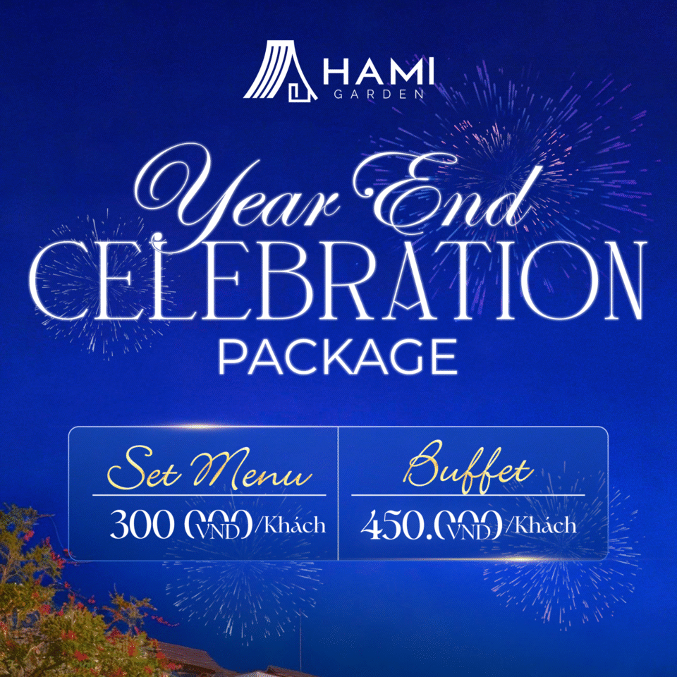 Dạ tiệc cuối năm ấn tượng tại Hami Garden chỉ từ 300.000VNĐ/ Khách