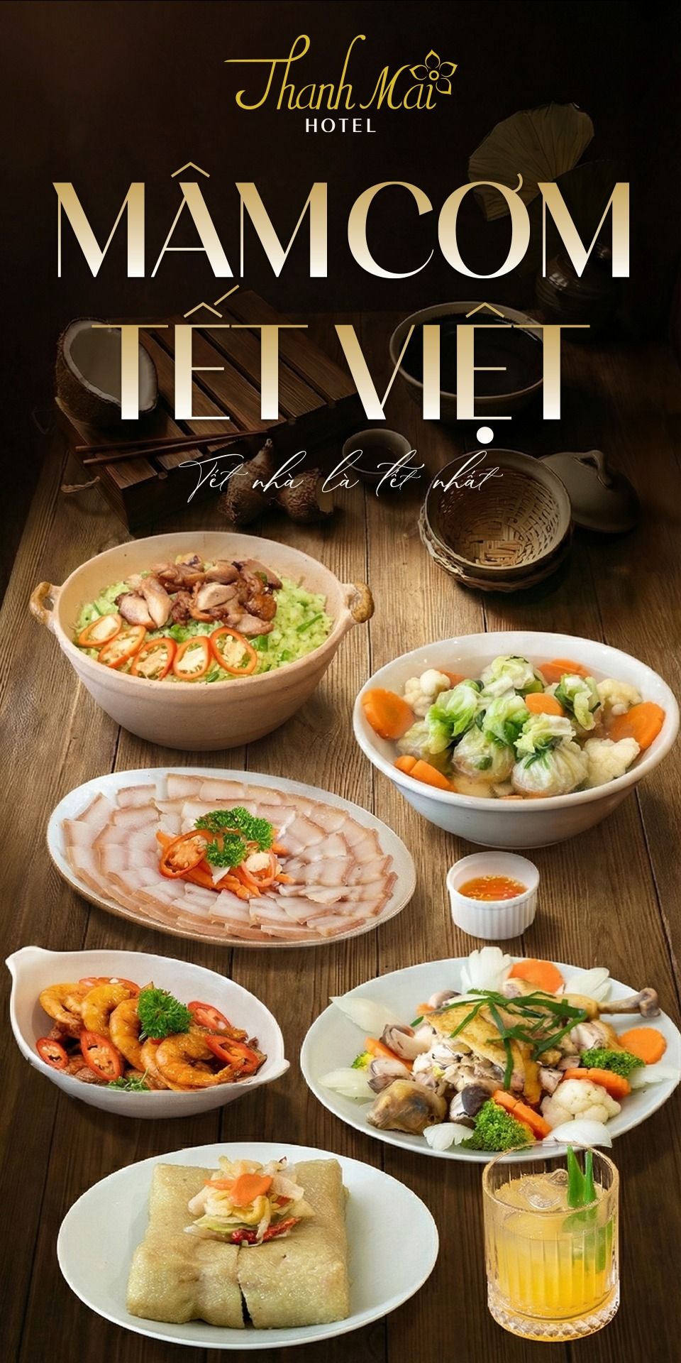 Mâm cơm nhà sum vầy - Trọn hương Tết Việt Nam