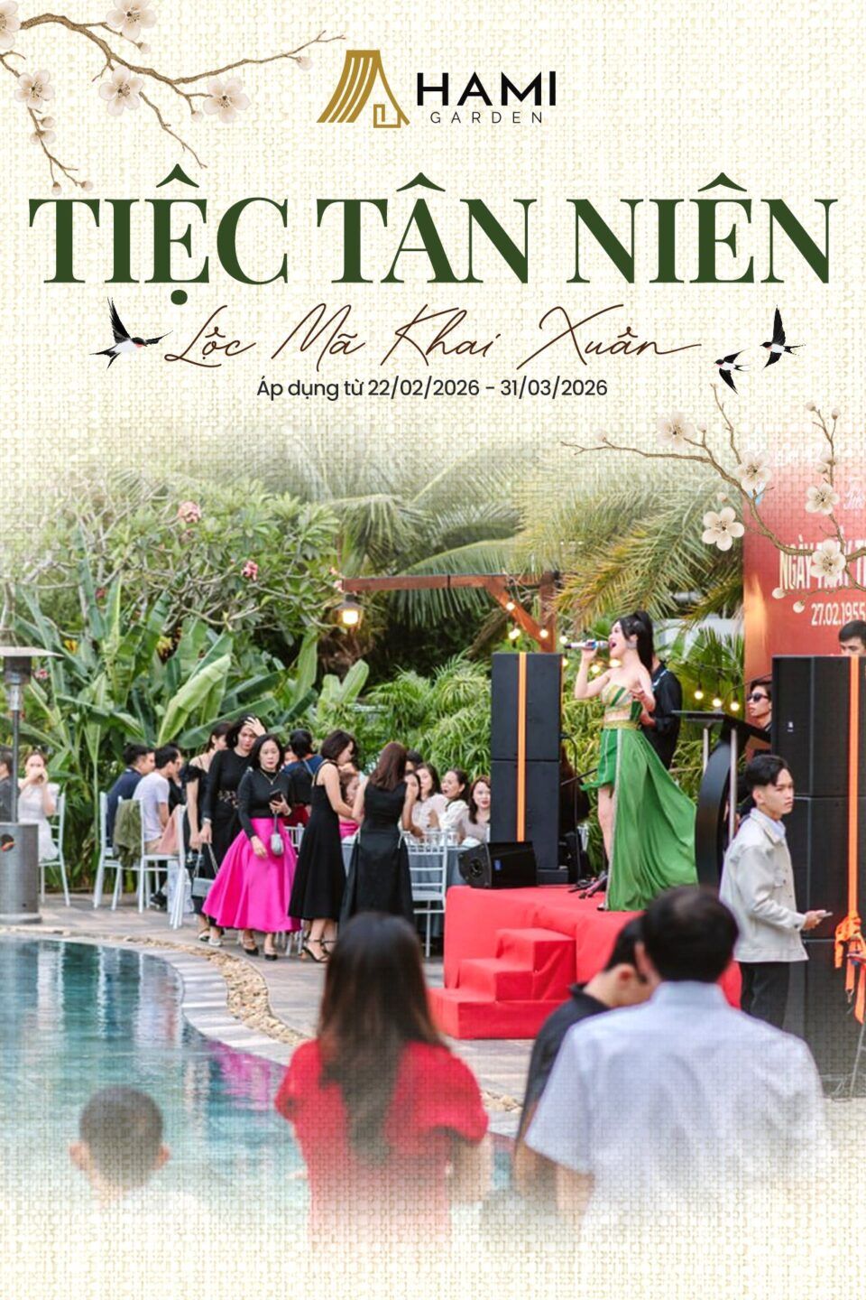Dạ tiệc tân niên 2026 - Lộc mã khai xuân cùng Hami Garden