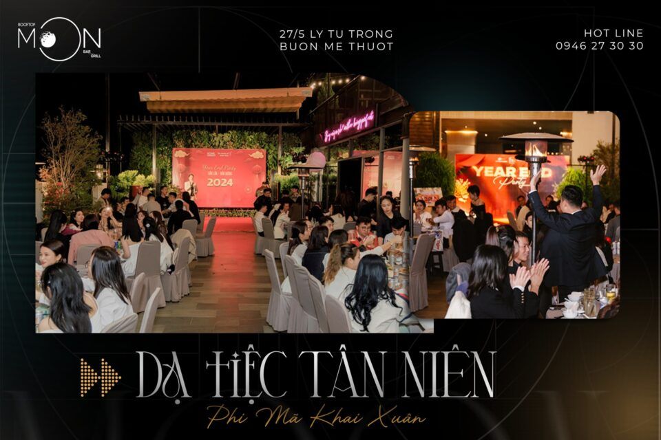 Dạ tiệc tân niên 2026 và khai xuân với Moon Bar & Grill