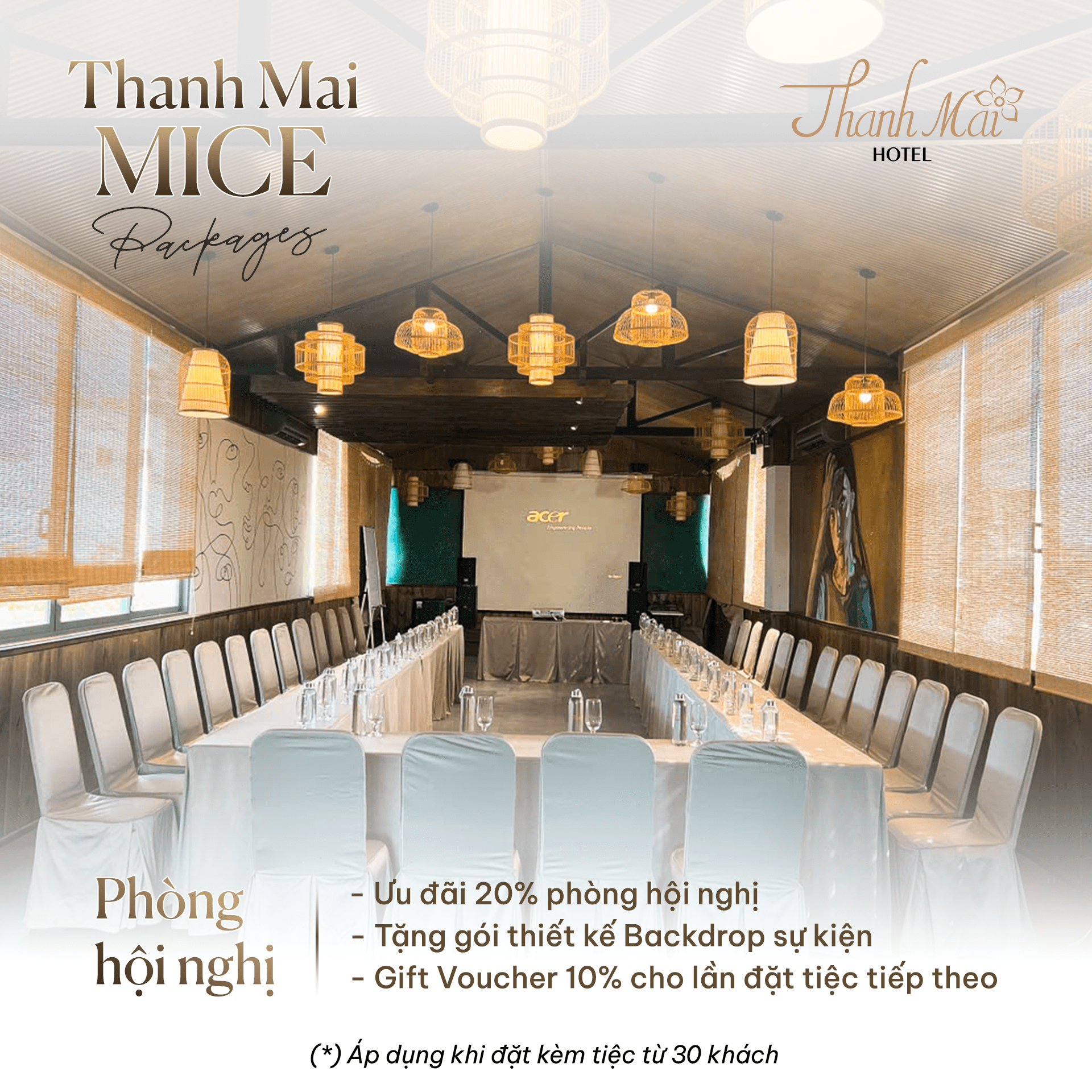 Trải nghiệm du lịch MICE trọn gói tại Thanh Mai Hotel