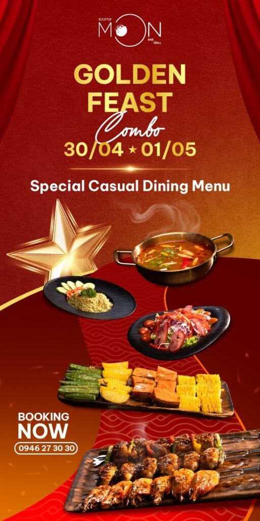 Freedom Feast Combos BBQ 30/4 - 1/5 tại Moon Bar & Grill