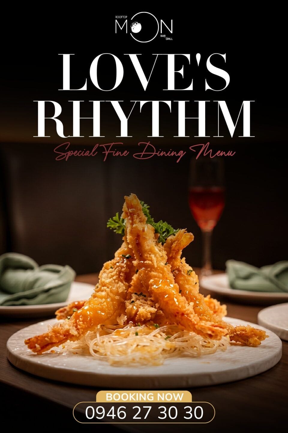 Fine Dining Love's Rhythm - Moon Bar & Grill