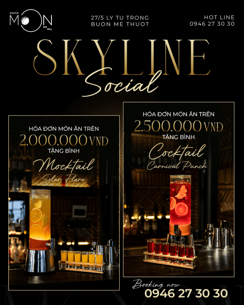 Skyline Social Offer by Moon Bar & Grill